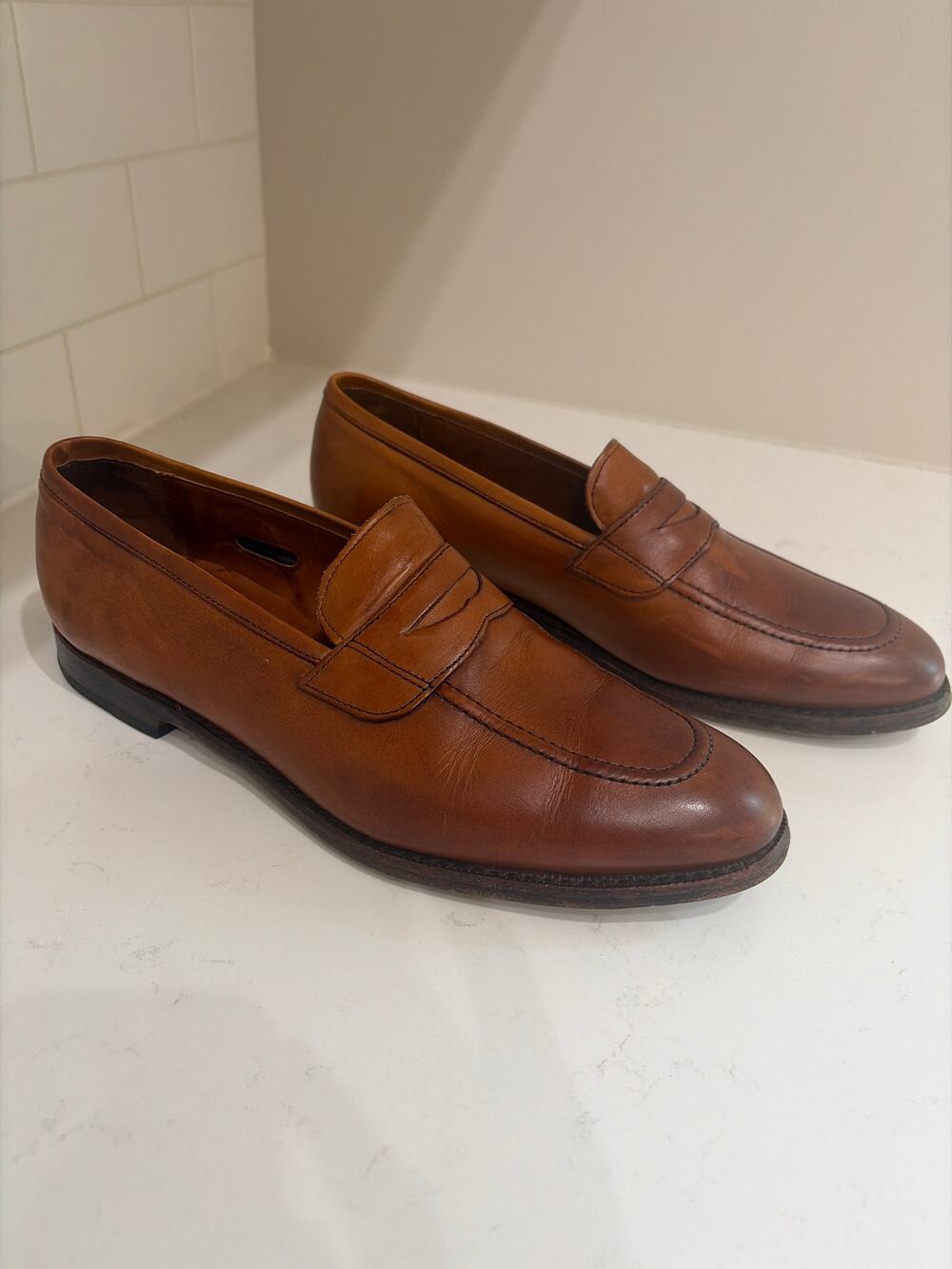 Allen Edmonds High end leather loafer shoe